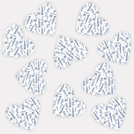 Modern Sprig - Iridescent Heart Table Confetti