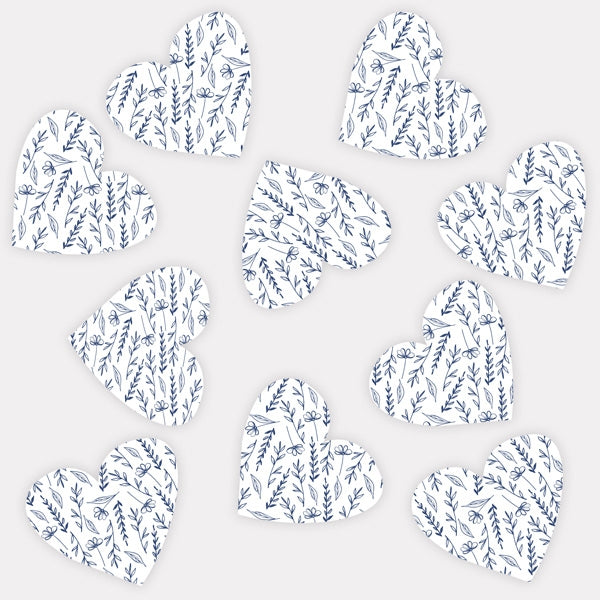 Modern Sprig - Iridescent Heart Table Confetti