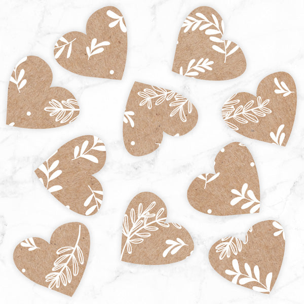 Rustic Heart - Heart Table Confetti