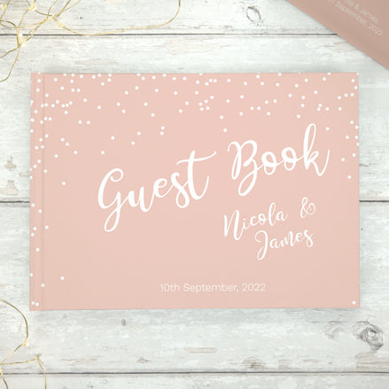 Confetti Script - Wedding Guest Book