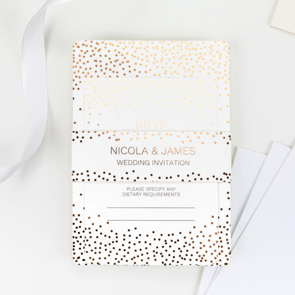 category header image Confetti Sparkle - Foil Boutique Wedding Invitation & RSVP