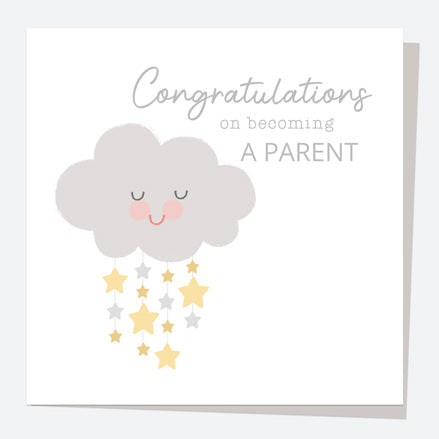 Congratulations On Becoming A Parent Card - Cloud