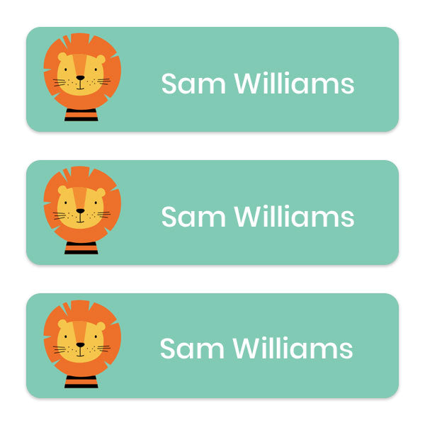 Medium Personalised Stick On Waterproof (Equipment) Name Labels - Cute ...