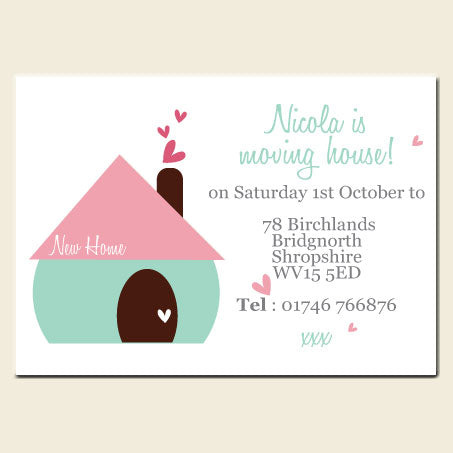 Address Cards - Cute Cottage - Pack of 10