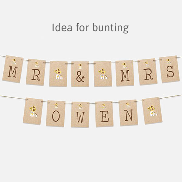 Dainty Flowers - Iridescent Bunting