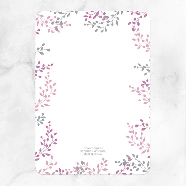 Delicate Leaf Border Sample