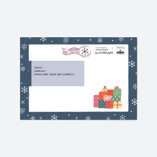 Delivering Presents - Personalised Official Letter from Santa Claus