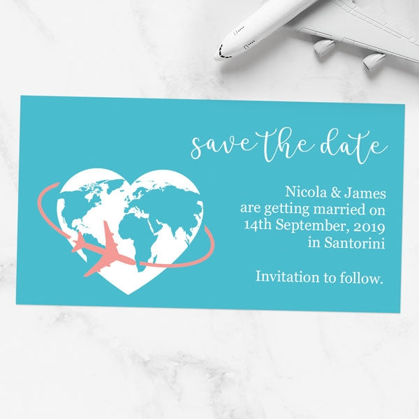 Destination Passport Save the Date Magnets