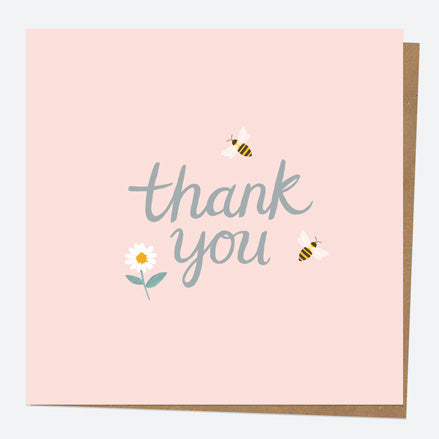 Ditsy Daisies - Bee - Thank You