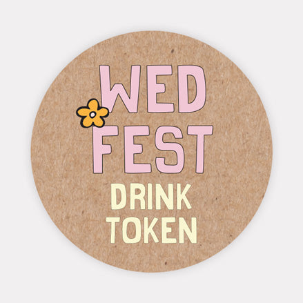 Summer Wedfest - Drink Tokens - Pack of 30