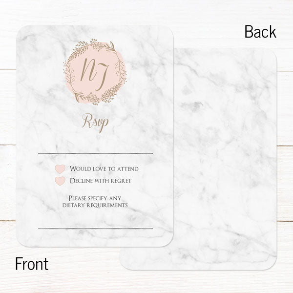 Elegant Marble Blush Boutique Sample