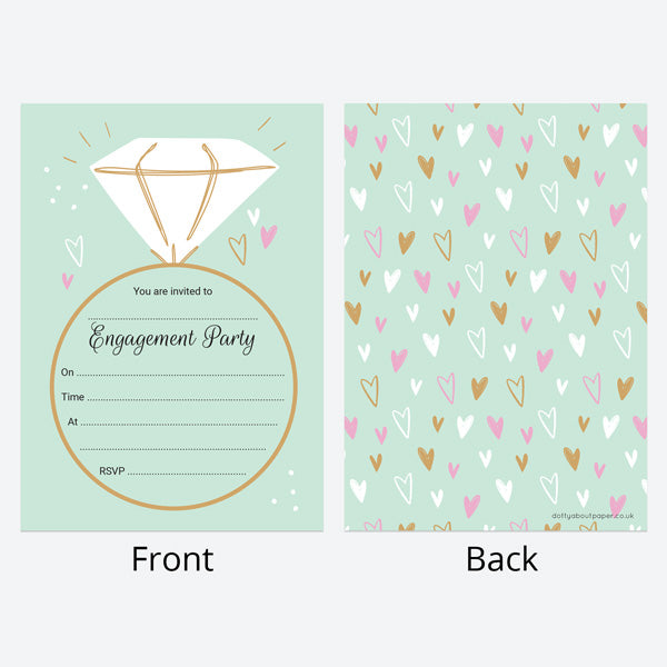 Engagement Party Invitations - Nice Ring To It