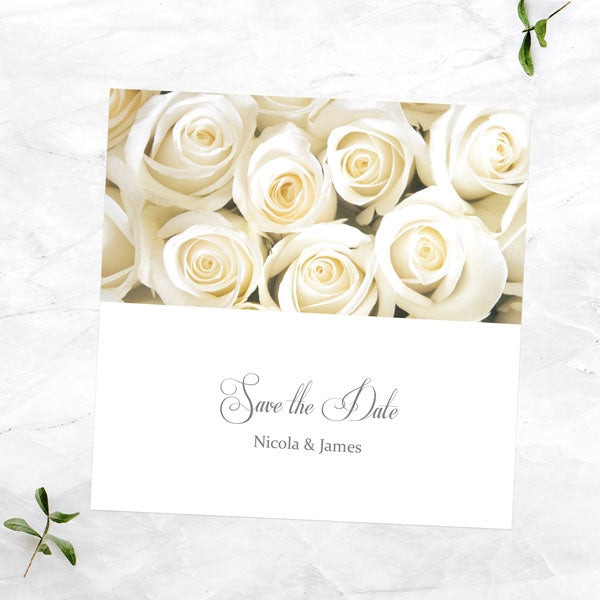 English Roses Save The Date Cards