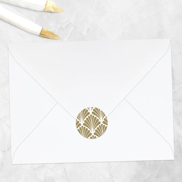Art Deco Elegance Envelope Seal - Pack of 70