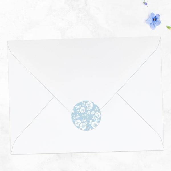 Dainty Flowers Envelope Seal - Pack of 70