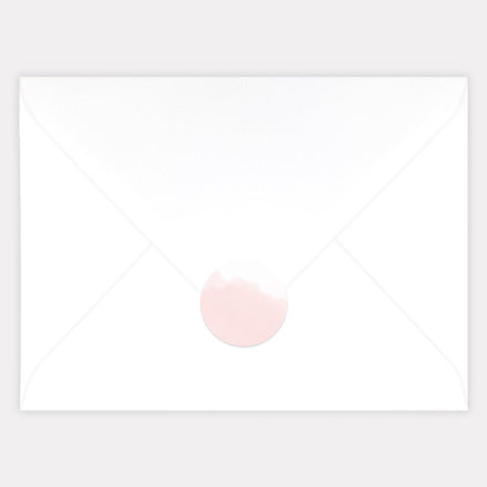 Delicate Inkwash Envelope Seal - Pack of 70