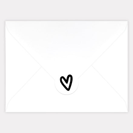 Freehand Script Envelope Seal - Pack of 70