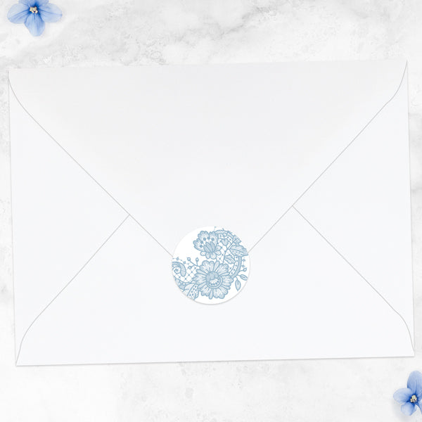 Intricate Lace - Wedding Envelope Seals