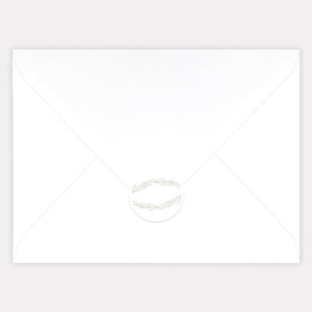 Olive Branch Envelope Seal - Pack of 70
