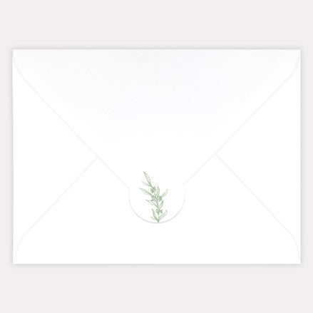 Wildflower Meadow Sketch Envelope Seal - Pack of 70
