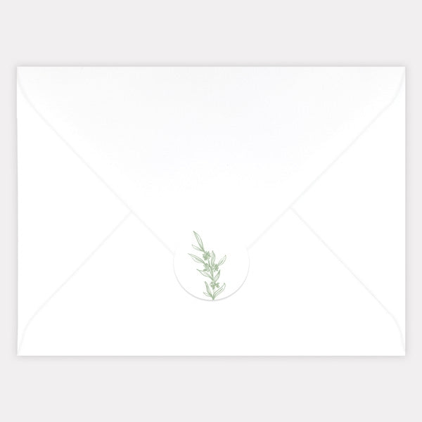 Wildflower Meadow Sketch Envelope Seal - Pack of 70