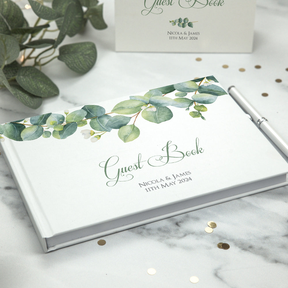 Eucalyptus Garland - Wedding Guest Book