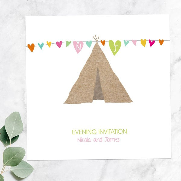 Festival Tipi - Evening Invitations