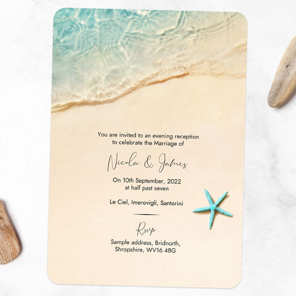 Paradise Beach - Evening Invitations