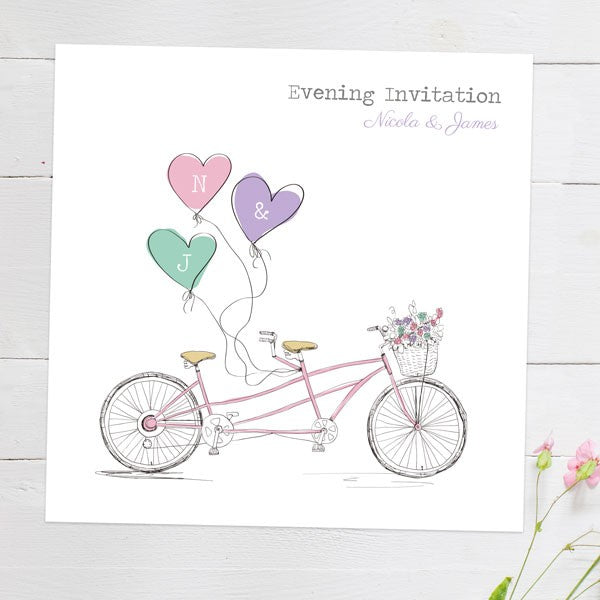 Tandem Love - Evening Invitations