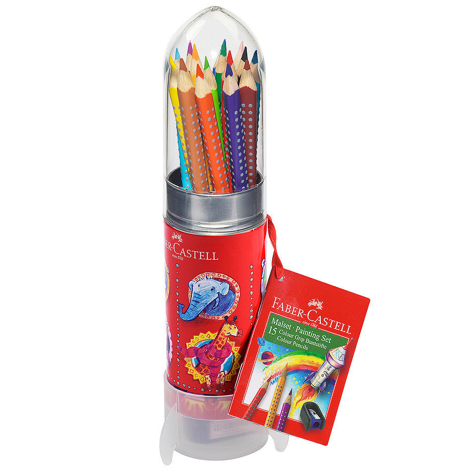 Faber-Castell Colour Grip Metal Rocket Set