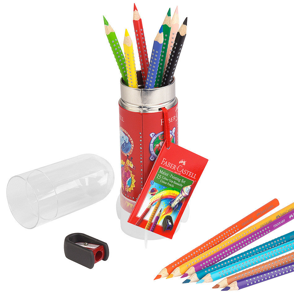 Faber-Castell Colour Grip Metal Rocket Set