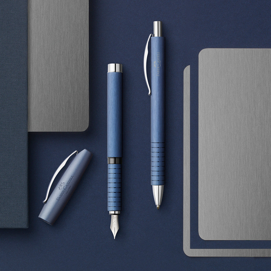 Faber-Castell Essentio Aluminium Ballpoint Pen Blue
