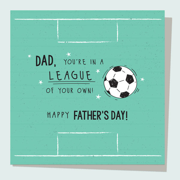 Father's Day Card - Dad, You're In A League Of Your Own
