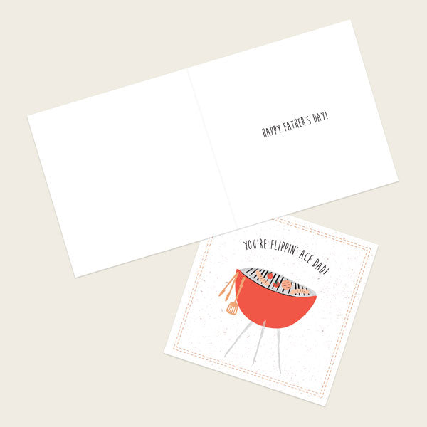 Father's Day Card - You're Flippin' Ace BBQ