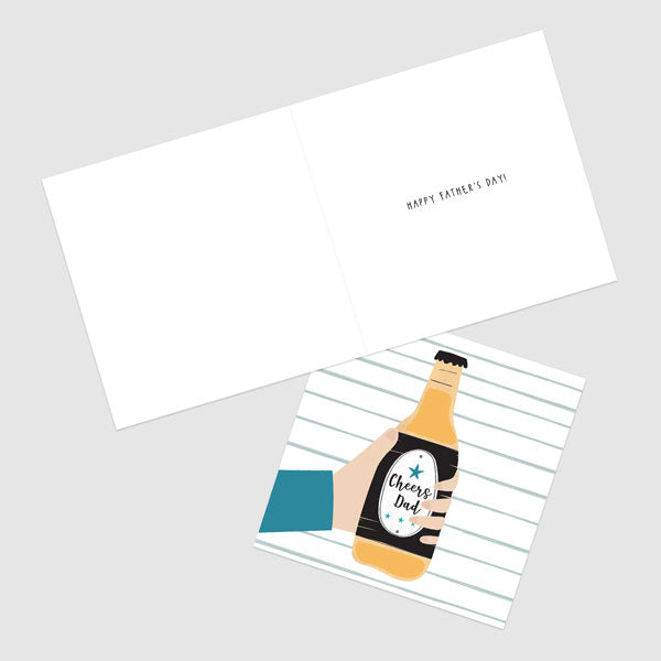 Father's Day Card - Beer Bottle