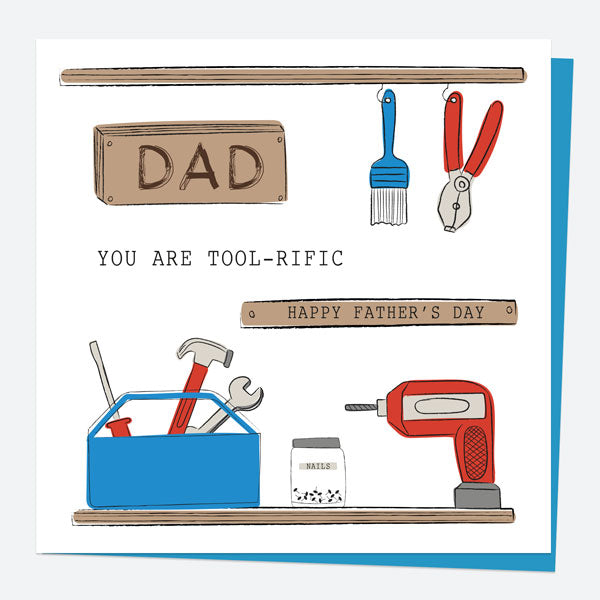 Father's Day Card - DIY Tools - Tool-rific Dad