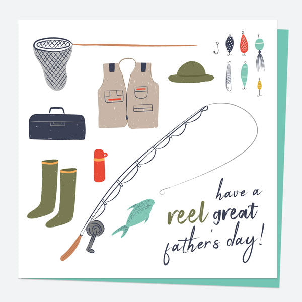 Father's Day Card - Fishing - Reel Great