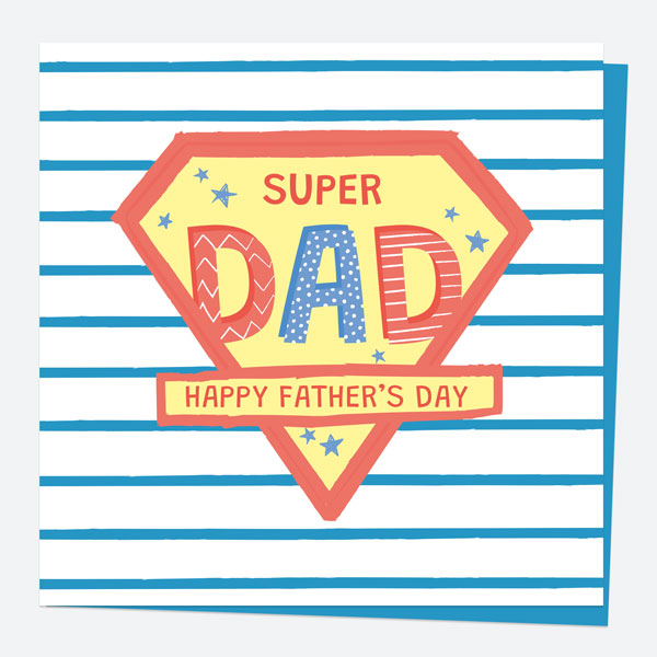 Father's Day Card - Super Dad