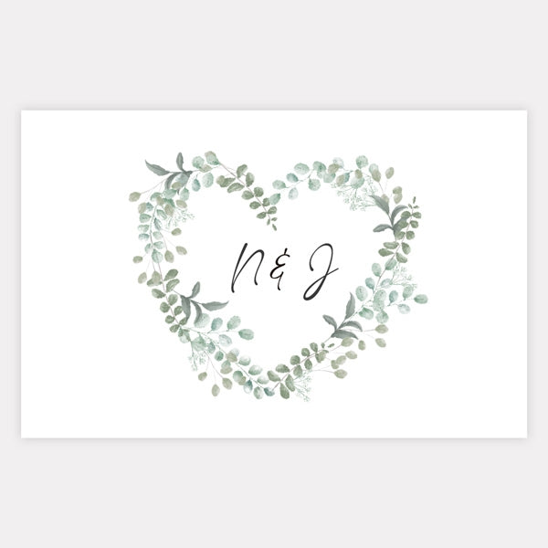 Eucalyptus Heart - Luxe Favour Tag