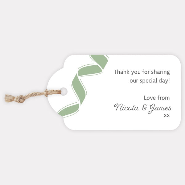 Ribbon Border - Favour Tag