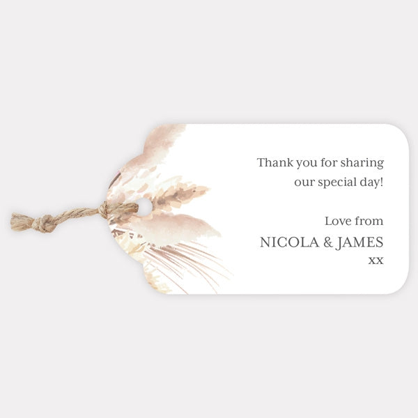 Pampas Grass - Favour Tag