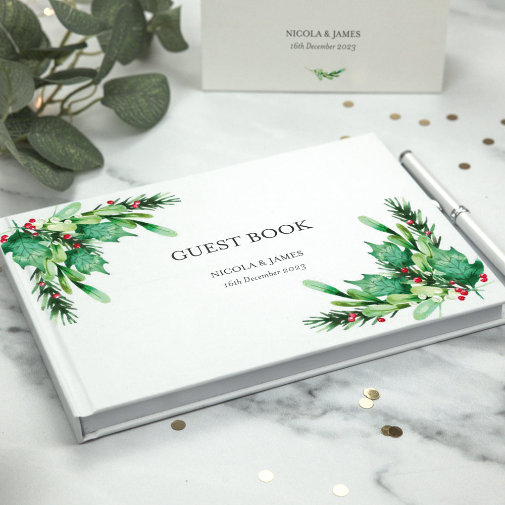 Festive Foliage - Iridescent Wedding Guest Book