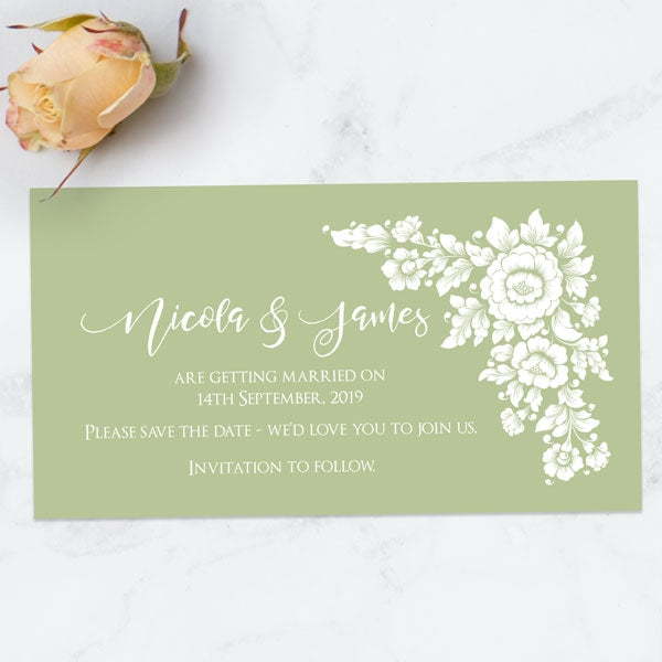 Flower Bouquet Save the Date Magnets