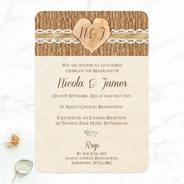 Forest Love - Boutique Evening Invitation