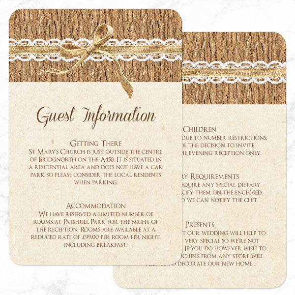 Forest Love - Boutique Wedding Invitation & RSVP