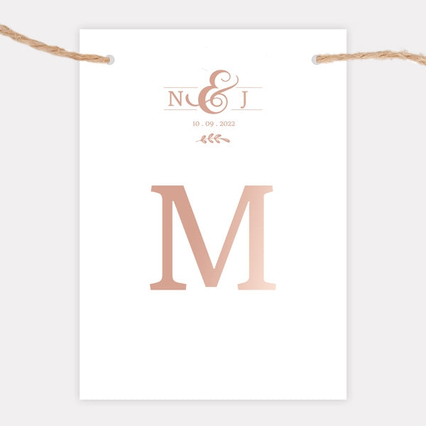 Formal Monogram - Foil Bunting