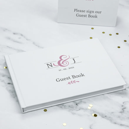 Formal Monogram - Wedding Guest Book