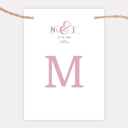 Formal Monogram - Bunting