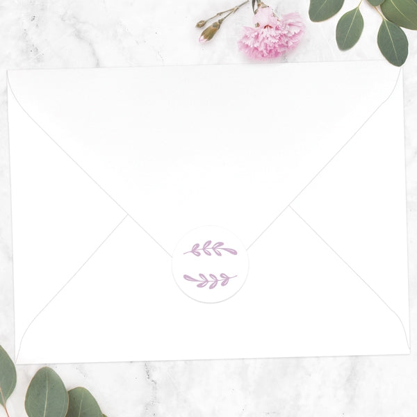 Formal Monogram Envelope Seal - Pack of 70