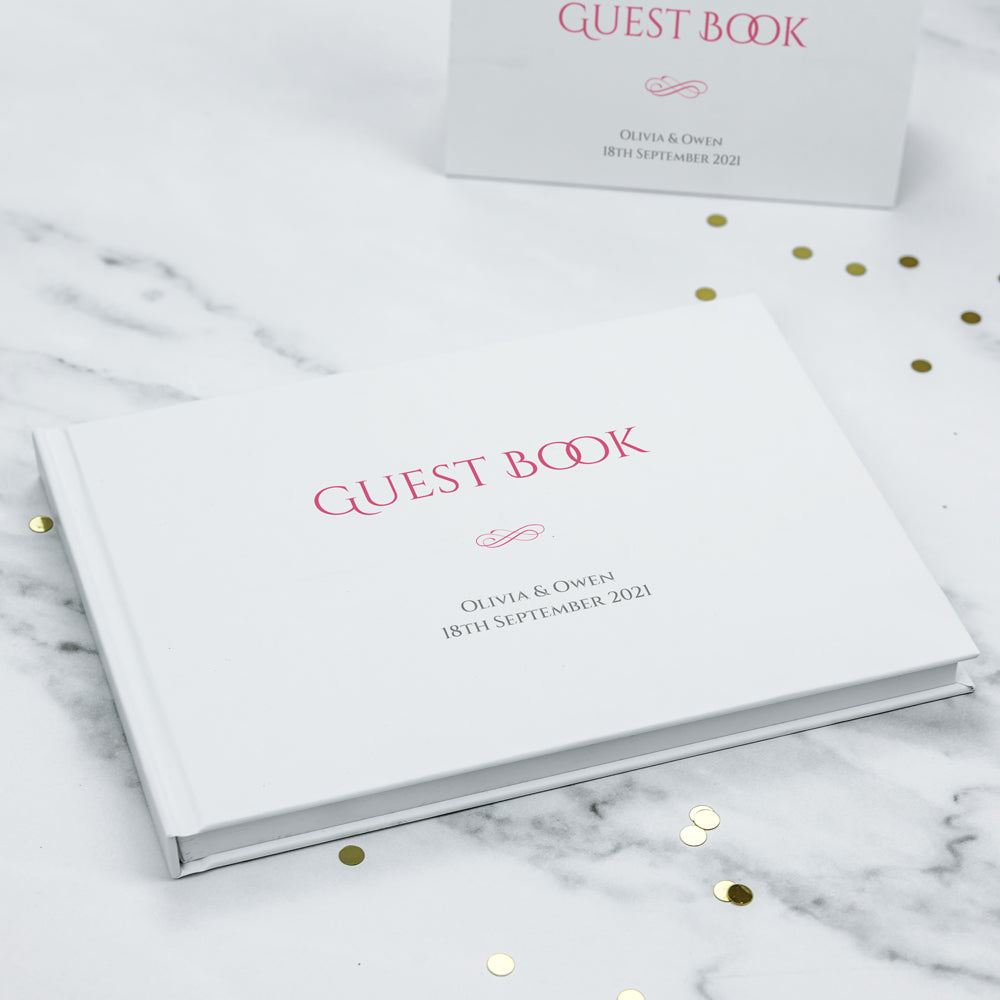 Formal Typography Bespoke - Wedding Guest Book